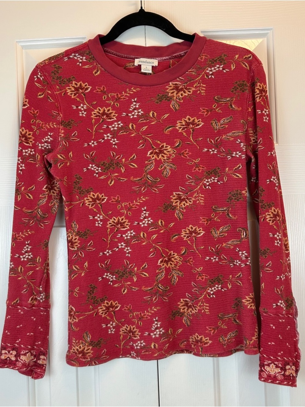 Sundance Floral Thermal Long Sleeve Top